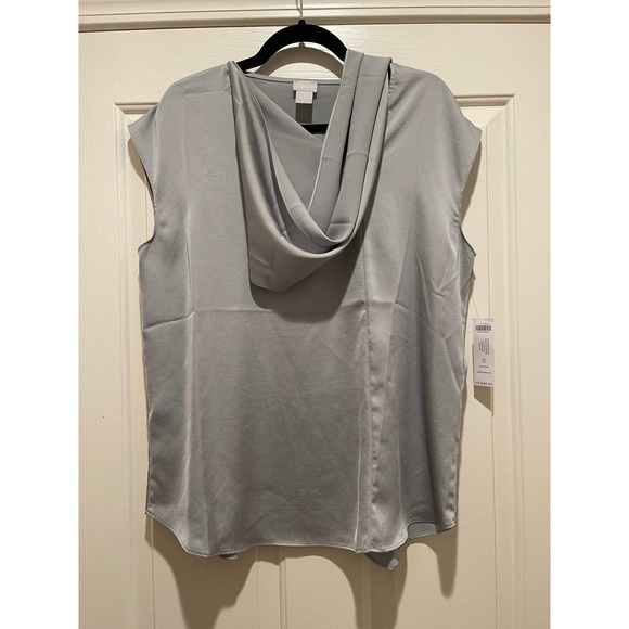 CHICO'S Dressy Silver Top - Size 2 (Large) - NEW!! - Picture 1 of 11